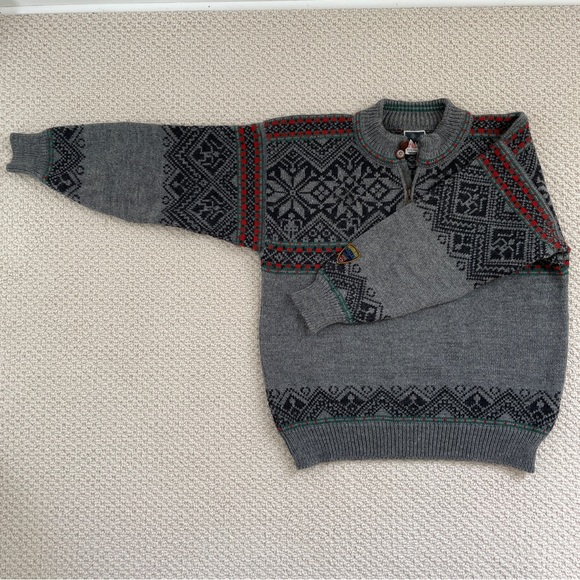 Dale of Norway 1995 Thunder Bay olympics 100% wool quarter zip - Picture 4 of 8